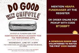Chipotle Fundraisers