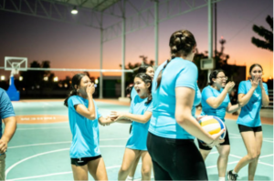 Social volleyball
