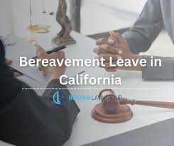 Bereavement leave California